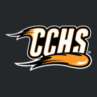 CCHS with Mascot - White Outline - DryBlend ® Pullover Hooded Sweatshirt Design