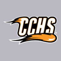 CCHS with Mascot - White Outline - Youth Heavy Blend™ Hooded Sweatshirt Design