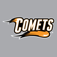 Comets with Mascot Full Color - White Outline - Women's Jersey Racerback Tank Design