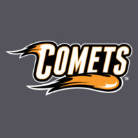 Comets with Mascot Full Color - White Outline - Ultra Cotton Long Sleeve T-Shirt Design