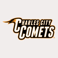 Charles City Comets Full Color - Orange Outline - Youth Dri Power ® 50/50 Cotton/Poly T Shirt Design