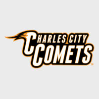 Charles City Comets Full Color - Orange Outline - Youth Heavy Blend™ Hooded Sweatshirt Design