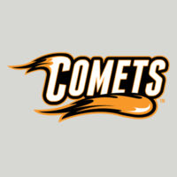 Comets with Mascot Full Color - Orange Outline - Ultra Cotton Long Sleeve T-Shirt Design