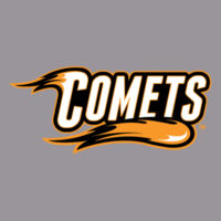 Comets with Mascot Full Color - Orange Outline - Youth Dri Power ® 50/50 Cotton/Poly T Shirt Design