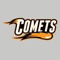 Comets with Mascot Full Color - Orange Outline - Heavy Blend ™ Hooded Sweatshirt Design