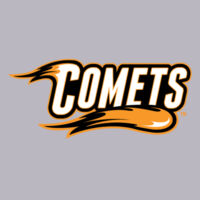 Comets with Mascot Full Color - Orange Outline - Youth Ultra Cotton ® Long Sleeve T Shirt Design