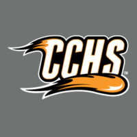 CCHS with Mascot - Orange Outline - Women's Perfect Tri ® Long Sleeve Hoodie Design
