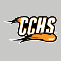 CCHS with Mascot - Orange Outline - Heavy Blend ™ Hooded Sweatshirt Design