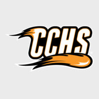 CCHS with Mascot - Orange Outline - Ultra Cotton ® Sleeveless T Shirt Design