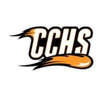CCHS with Mascot - Orange Outline - Women's Jersey Racerback Tank Design