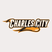 Charles City with Mascot - Horizontal - Orange Outline - Youth Dri Power ® 50/50 Cotton/Poly T Shirt Design