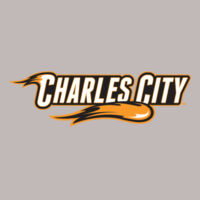 Charles City with Mascot - Horizontal - Orange Outline - Dri Power ® Active 50/50 Cotton/Poly T Shirt Design