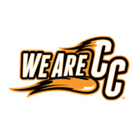 We are CC - Orange Outline - Youth Three-Quarter Sleeve Baseball Tee Design