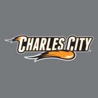 Charles City with Mascot - Horizontal - White Outline - Unisex Jersey Tank Design