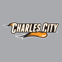 Charles City with Mascot - Horizontal - White Outline - Youth Jersey Tank Design