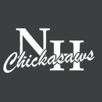 NH Chickasaws - White - ® Women's Perfect Tri ® Long Sleeve Tunic Tee Design