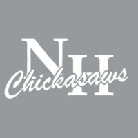 NH Chickasaws - White - Unisex Three-Quarter Sleeve Baseball Tee Design