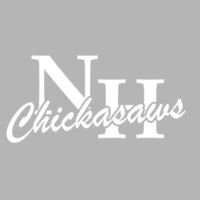 NH Chickasaws - White - DryBlend ® Crewneck Sweatshirt Design