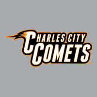 Charles City Comets Full Color - Orange Outline - Women's Jersey Racerback Tank Design