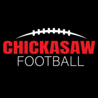 Chickasaw Football - Unisex Sponge Fleece Raglan Sweatshirt Design