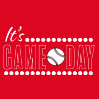 It's Game Day-Baseball - Softstyle T-Shirt Design