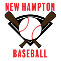 New Hampton Baseball - Women's Flowy Racerback Tank Design
