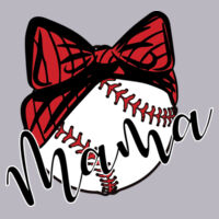 Baseball Mama - Heavy Cotton Women's V-Neck T-Shirt Design