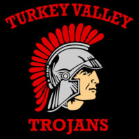 Turkey Valley Trojans with Mascot - Premium Fitted CVC Crew Design